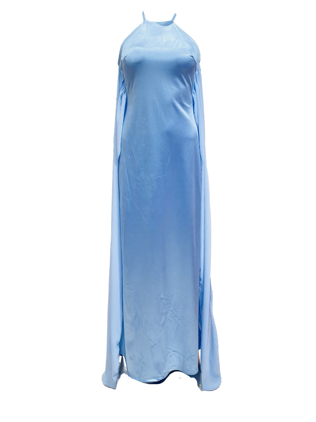 ABITO DA CERIMONIA IN RASO Azzurro 26209