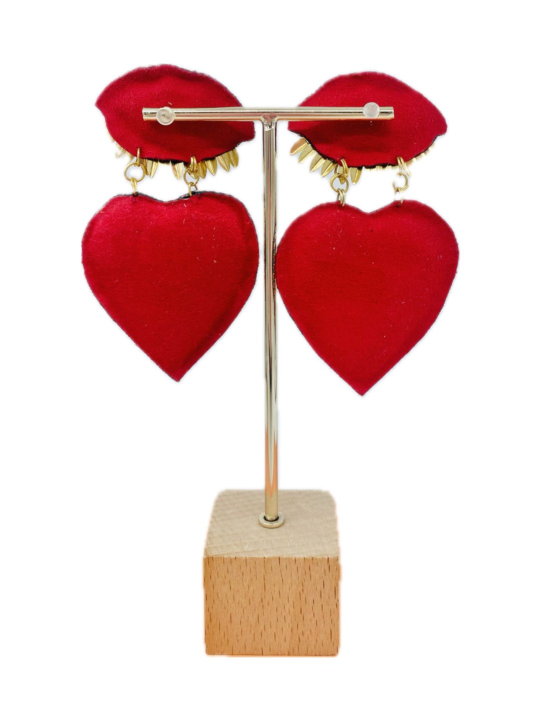 ORECCHINO CUORE OCCHIO NAZAR ARTIGIANALE