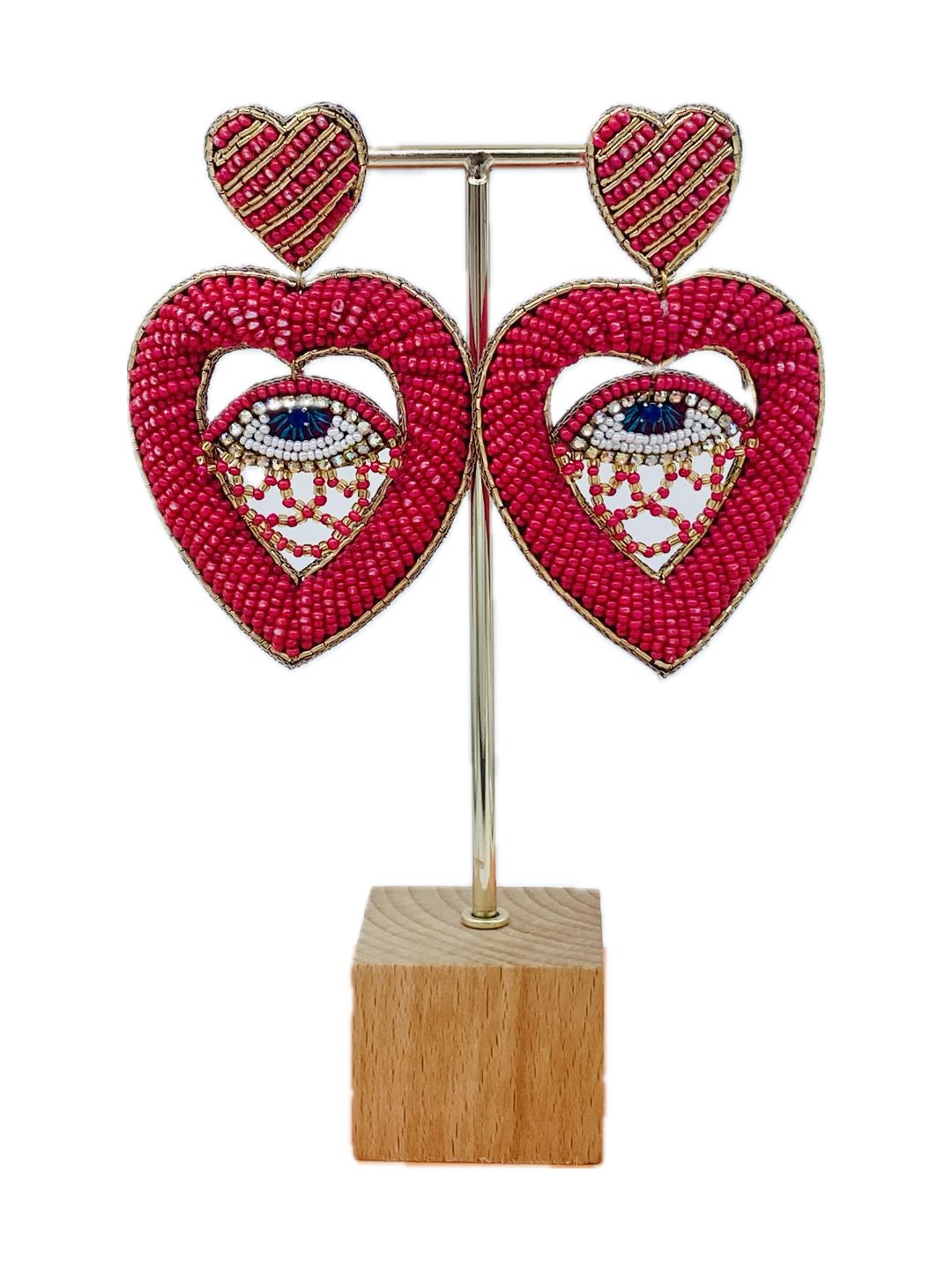 ORECCHINO CUORE ARTIGIANALE