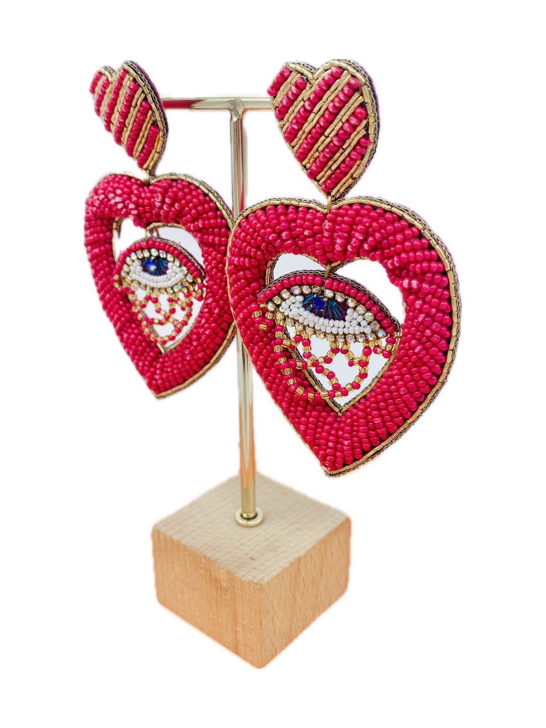 ORECCHINO CUORE ARTIGIANALE