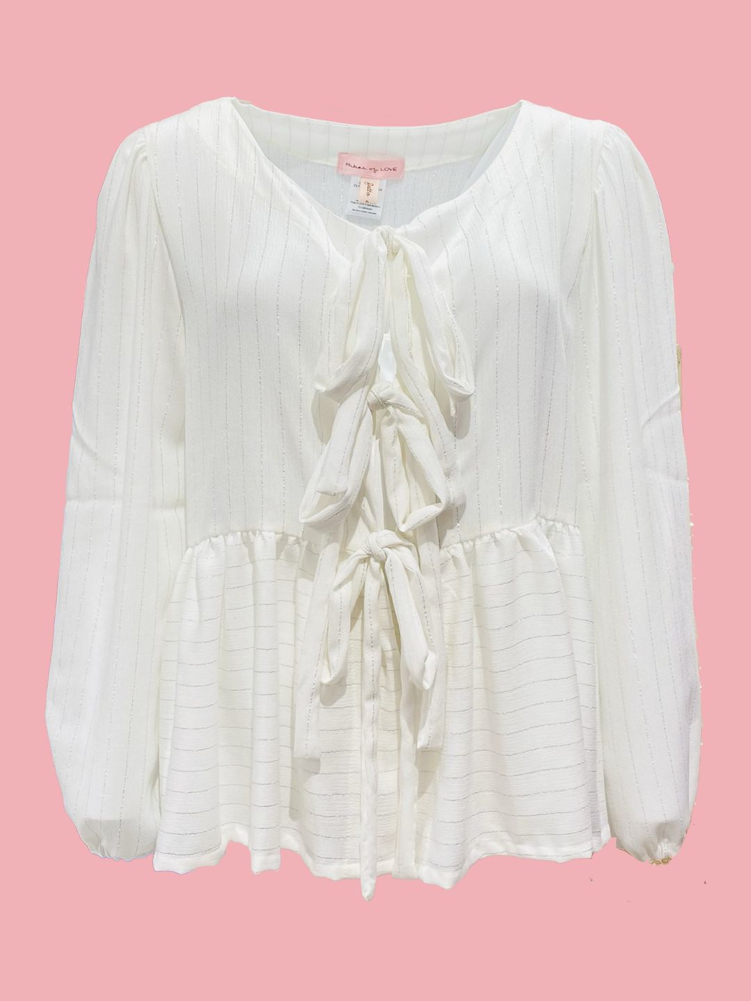 Camicia Fiocchi Arricciata Ribes of LOVE