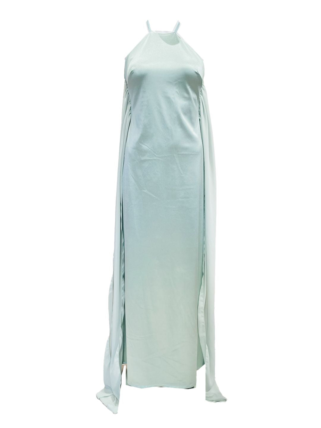 Light Green Satin Formal Dress 26209