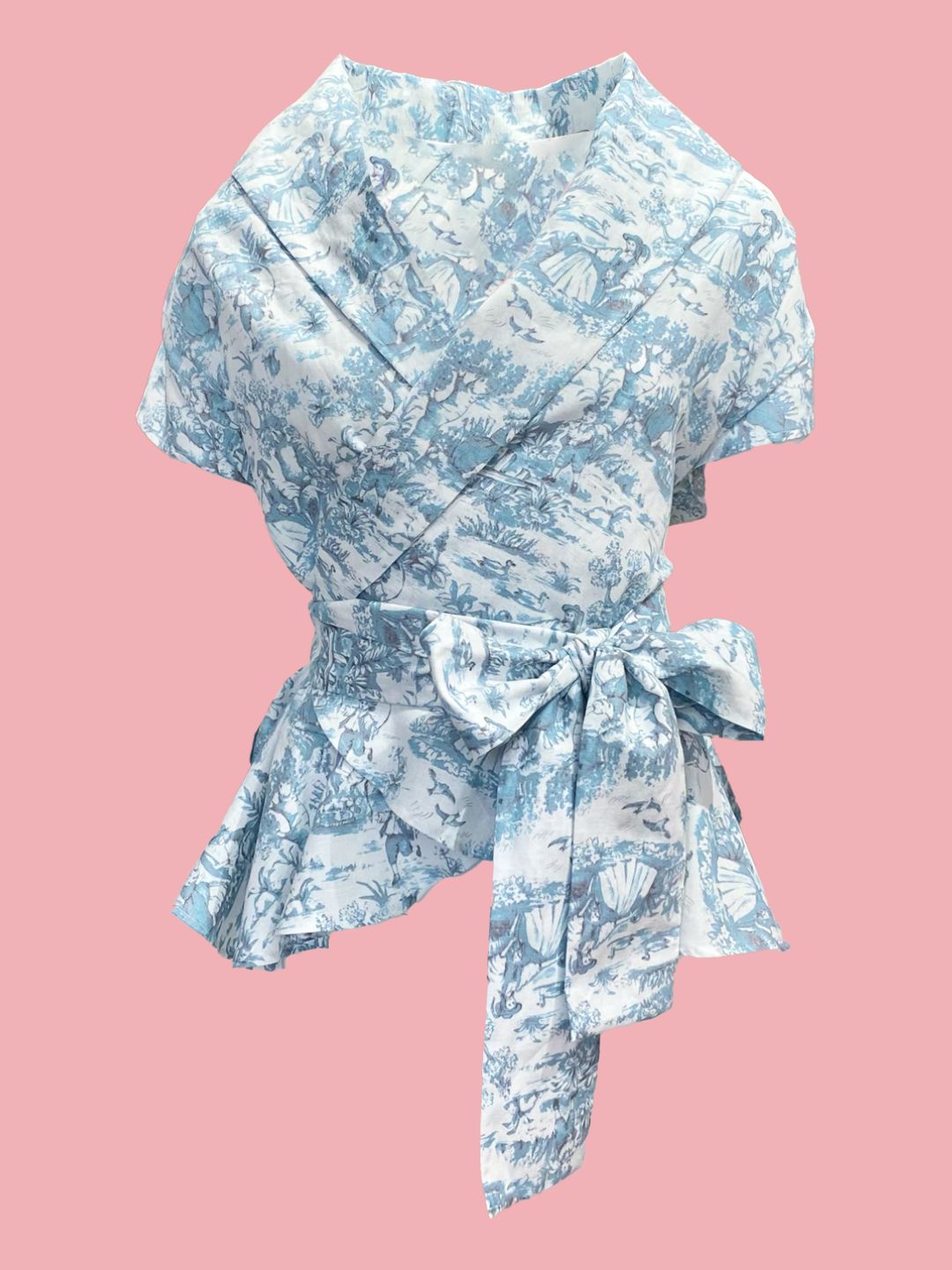 BLUSA TECOMA toile de jouy Azzurra Ribes of LOVE