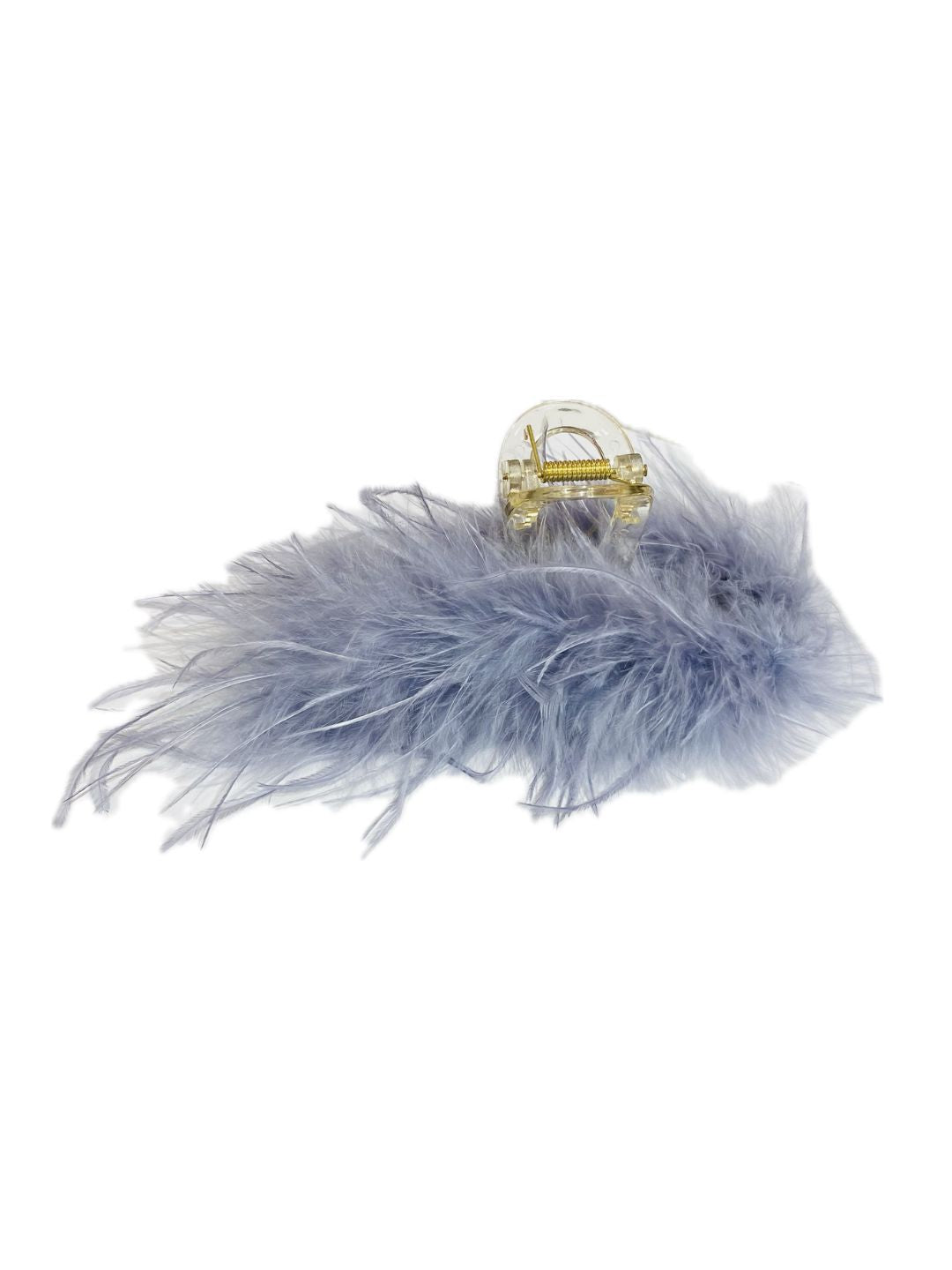 PINZA PER CAPELLI CON PIUME Struzzo Marabout