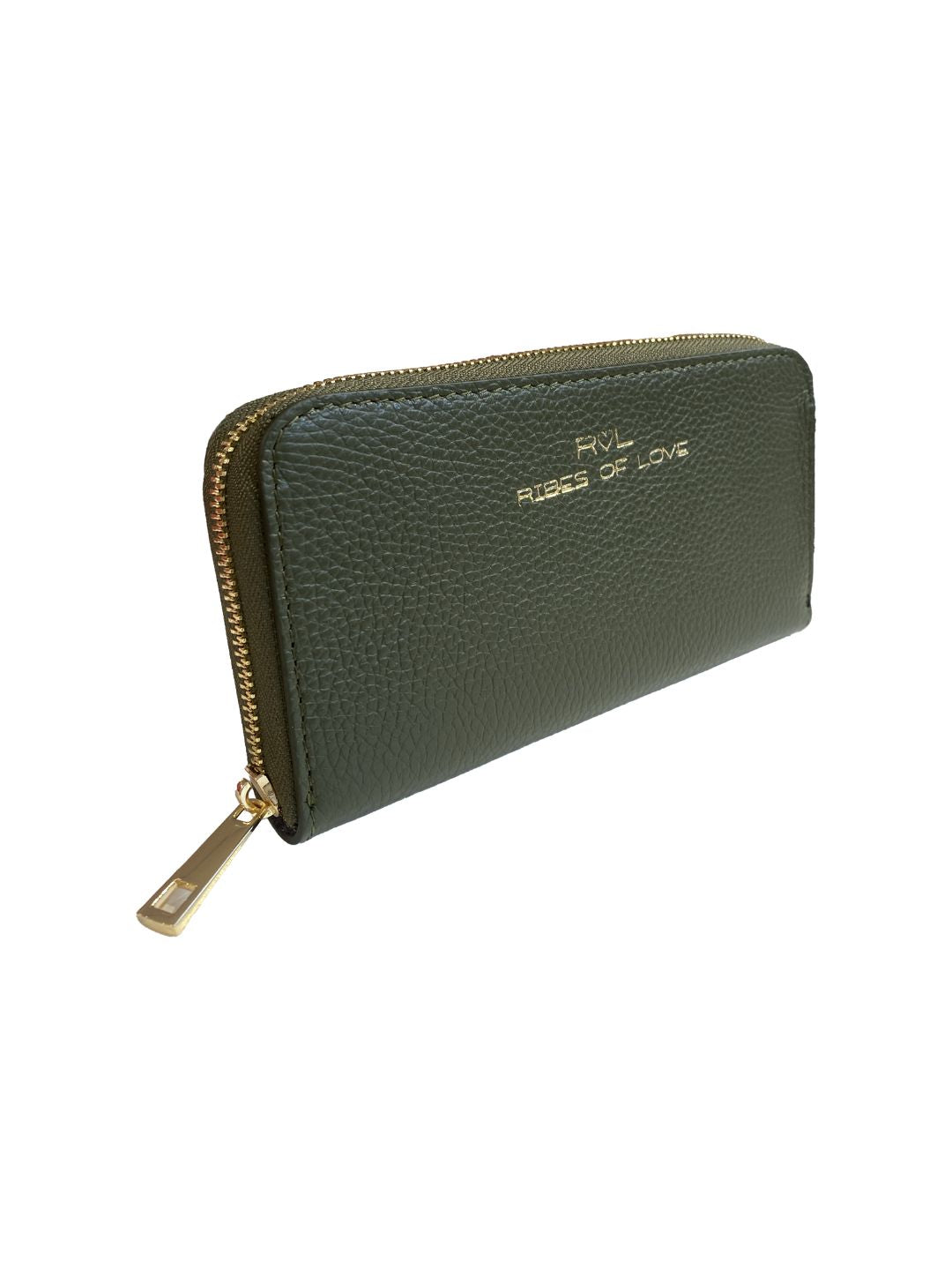 LARGE LIGHT GREEN LEATHER WALLET 5013