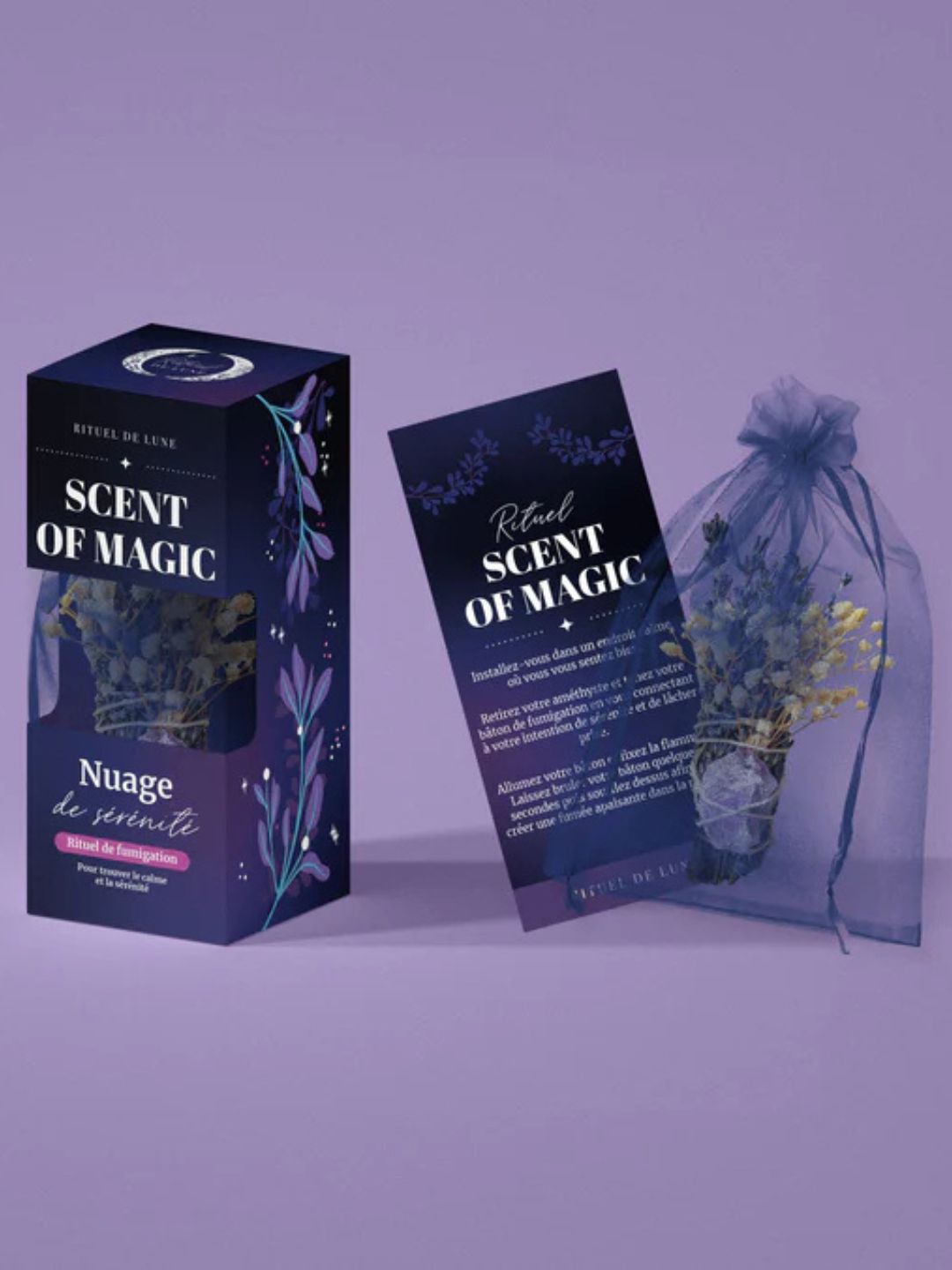 SMUDGE salvia SCENT OF MAGIC Rituel De Lune