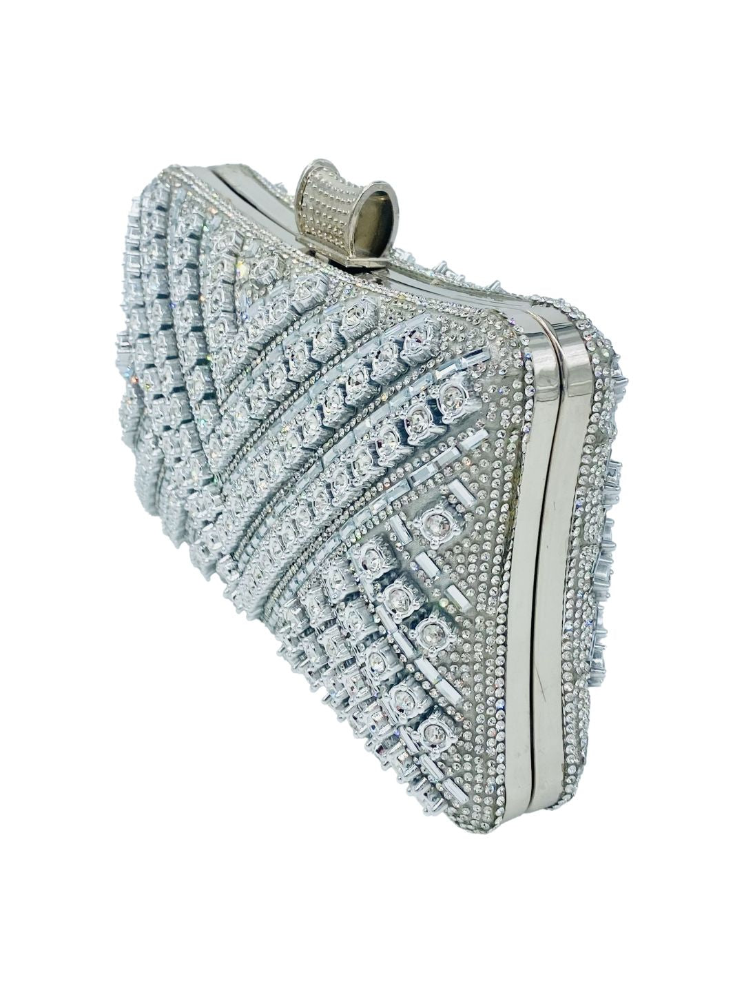 Pochette Clutch Rettangolare Strass 2495