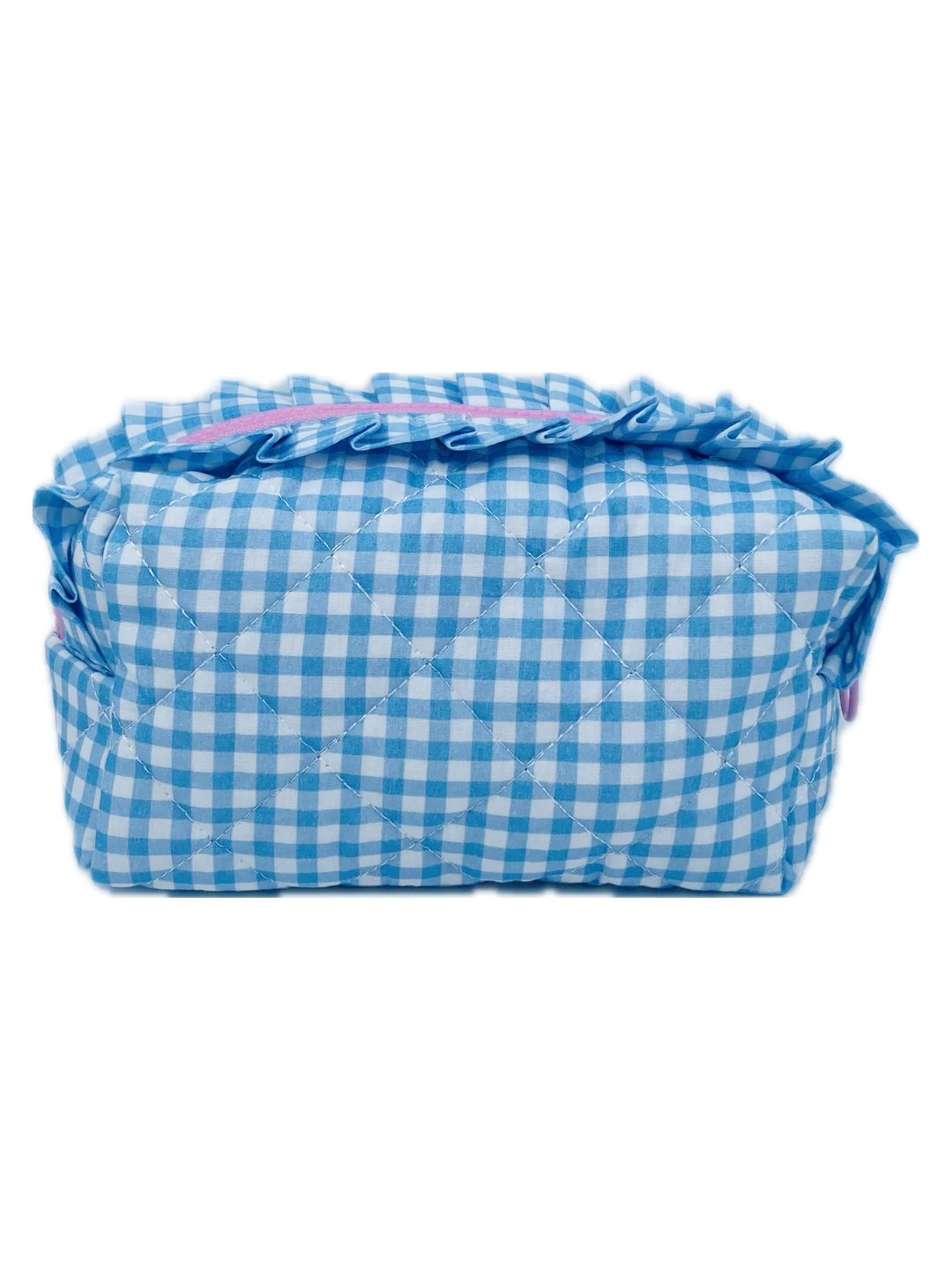 BEAUTY CASE VICHY Azzurro Con Galette
