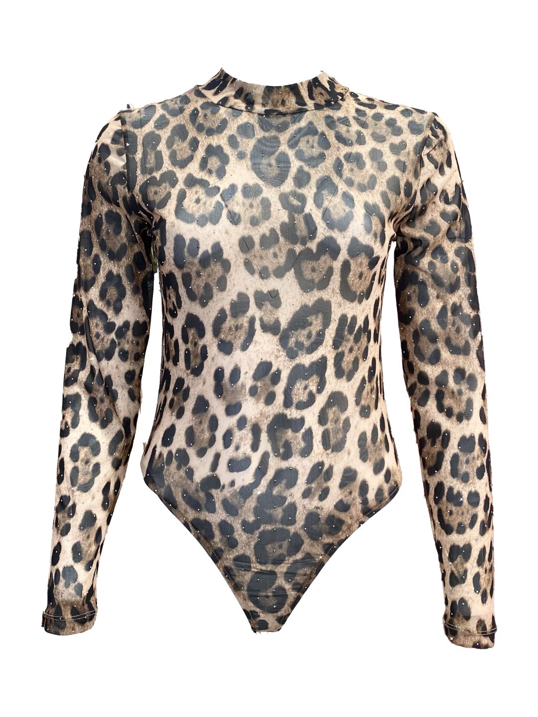 BODY MACULATO CON PICCOLI STRASS