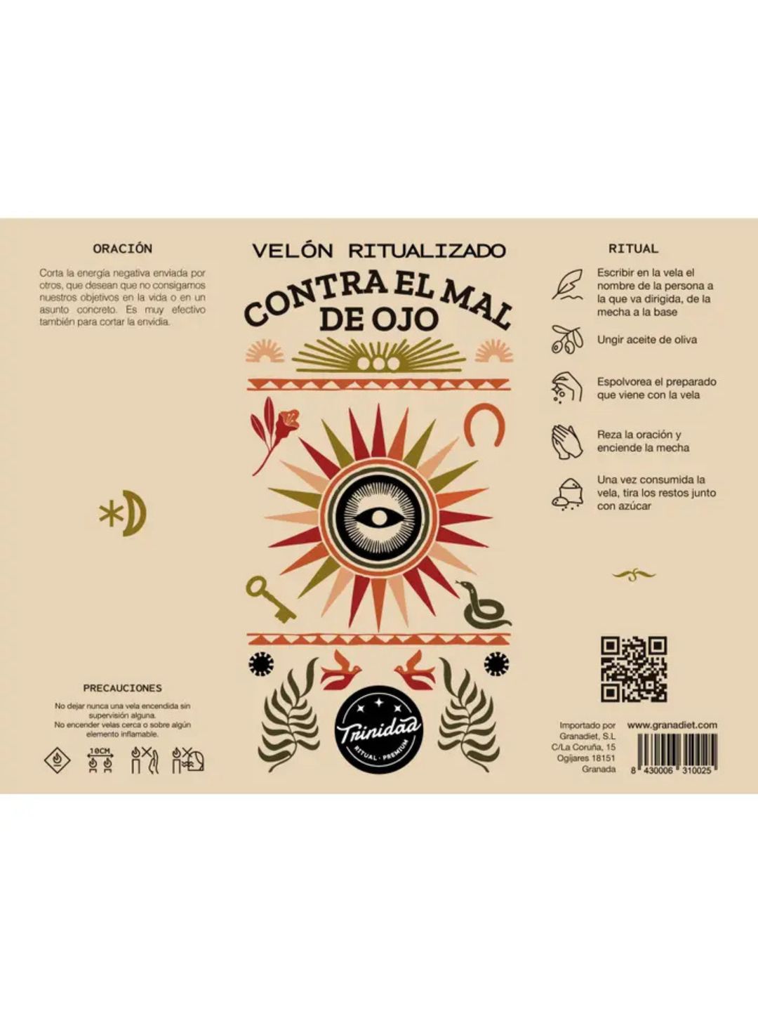 CANDELA RITUALIZZATA CONTRO IL MALOCCHIO