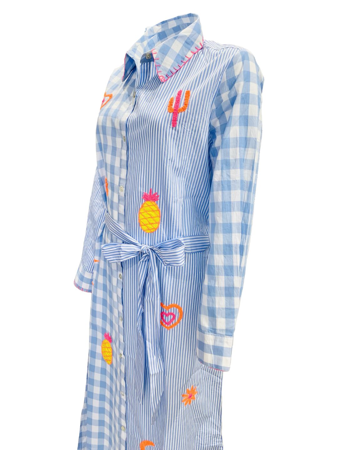 CHEMISIER SAINT-TROPEZ Azzurro 8879