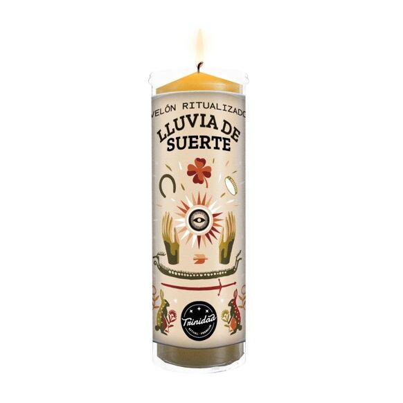 CANDELA RITUALIZZATA PIOGGIA DI FORTUNA