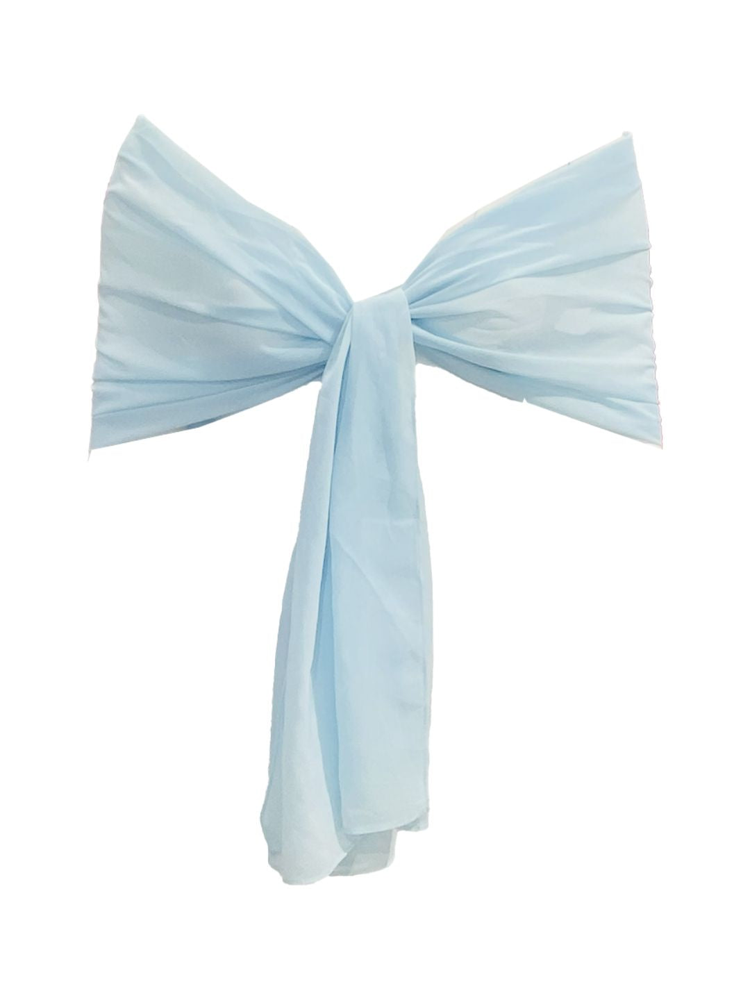 STOLA IN CHIFFON Azzurro