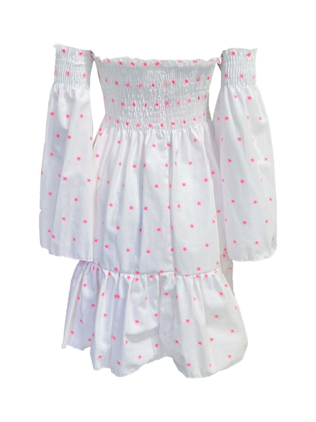 ABITO Baby Stelle Rosa Fluo Ribes of LOVE