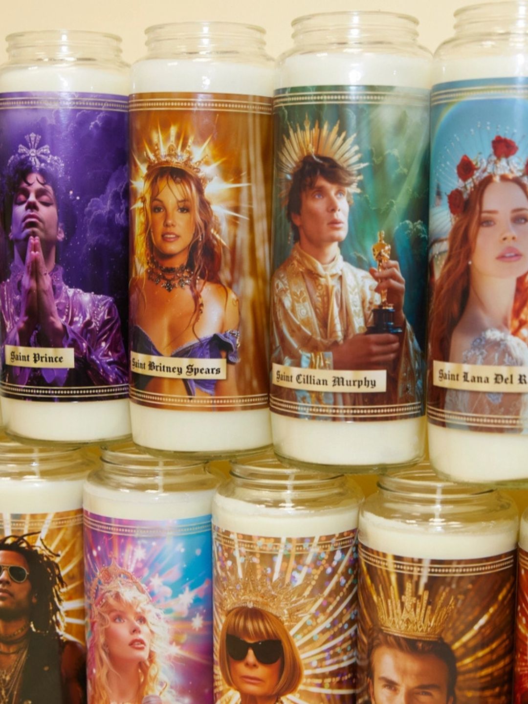 RELIGIOUS CANDLE WITH BRITNEY SPEARS