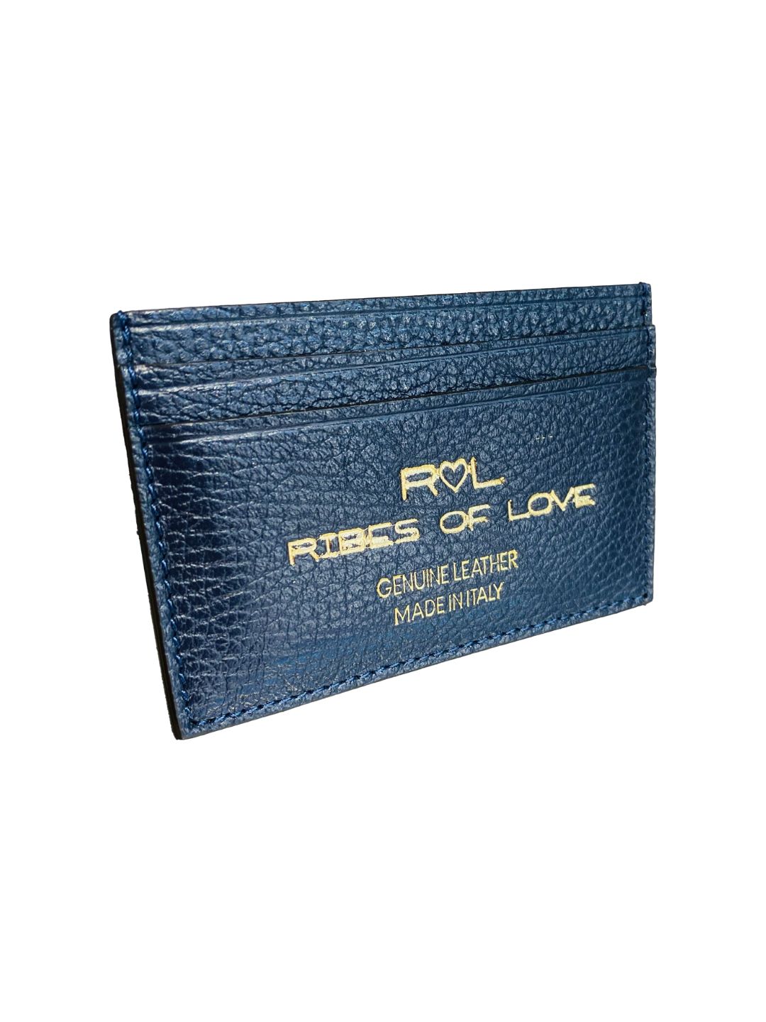 Portacarte in Pelle Blu Notte 131