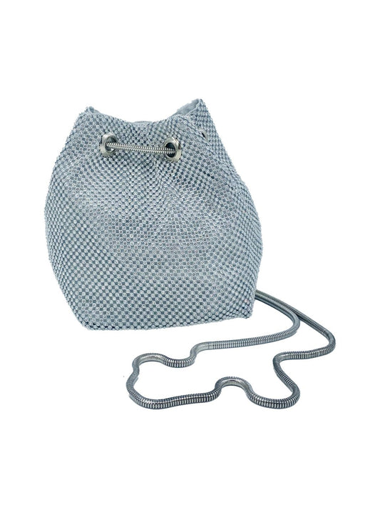 Secchiello Rete Strass Argento 1715