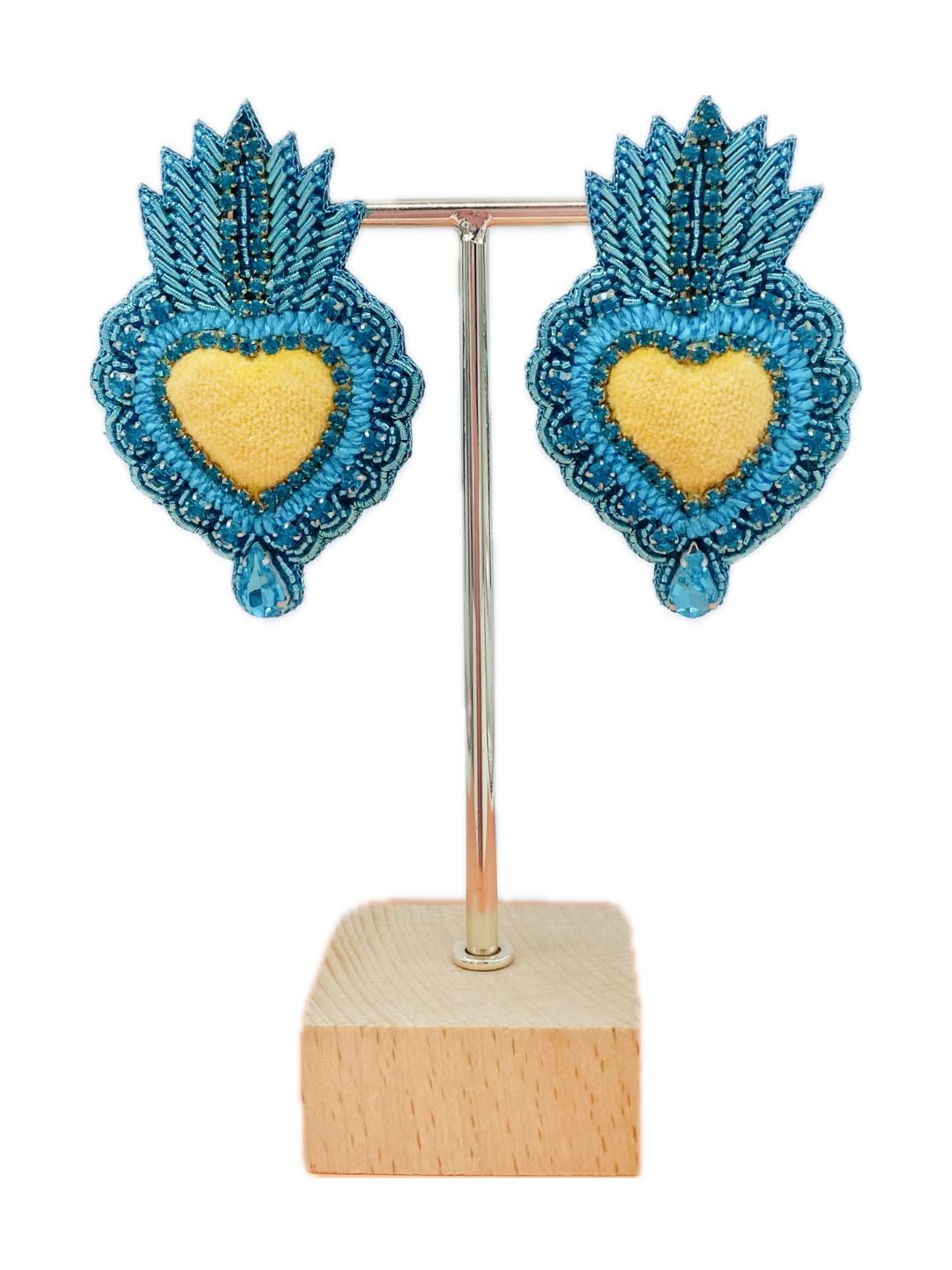 ORECCHINO CUORE SACRO ARTIGIANALE