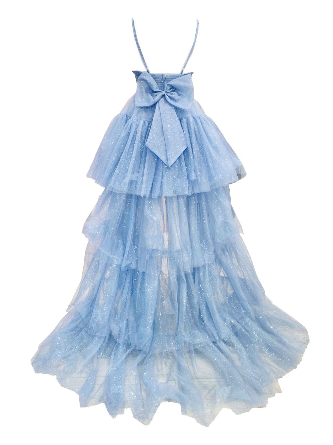 ABITO DA CERIMONIA DOUBLE DRESS ASIMMETRICO Carta da Zucchero 259