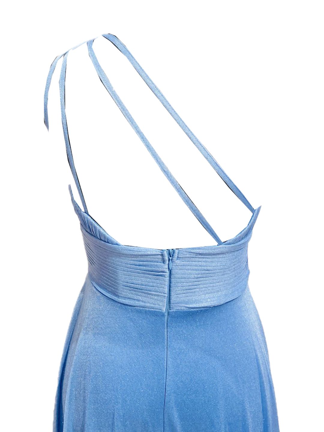 ABITO DA CERIMONIA MONO SPALLA CARTA DA ZUCCHERO A35