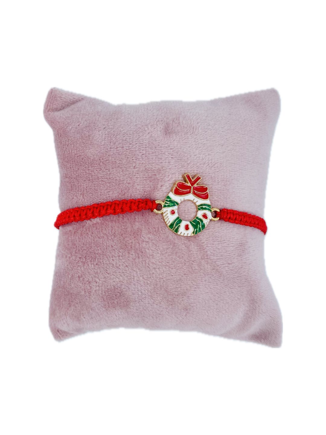 Bracciale Regolabile con Charm Natalizio