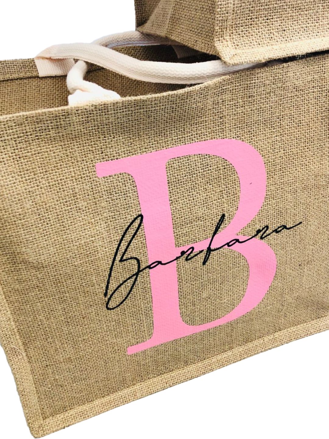 BORSA IUTA PERSONALIZZATA CON INIZIALI