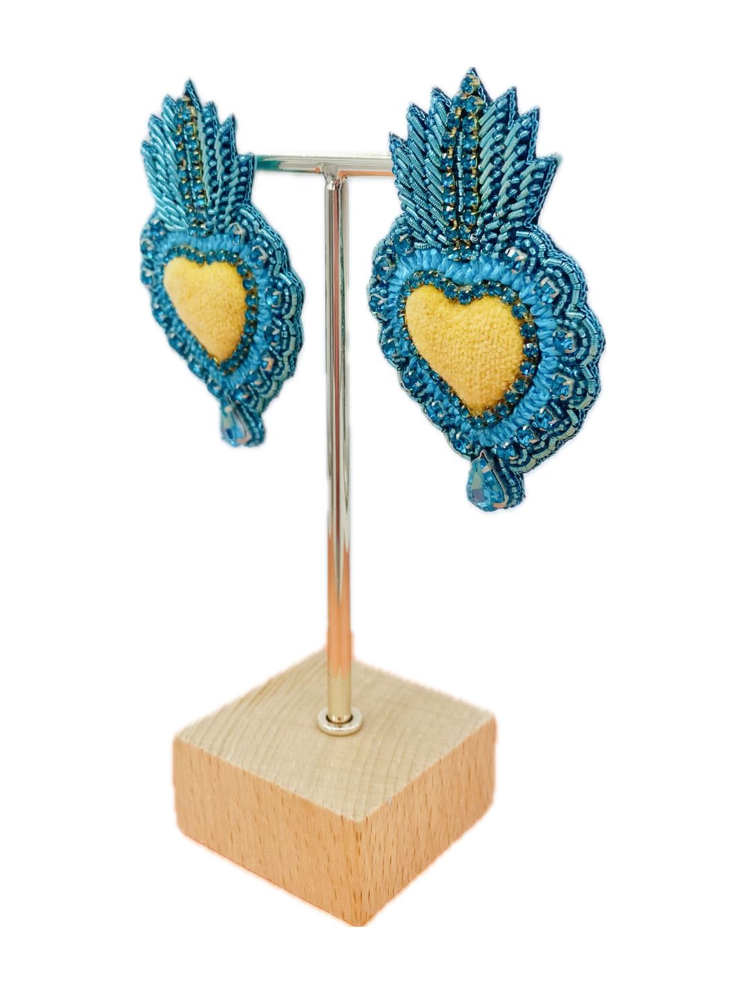 ORECCHINO CUORE SACRO ARTIGIANALE
