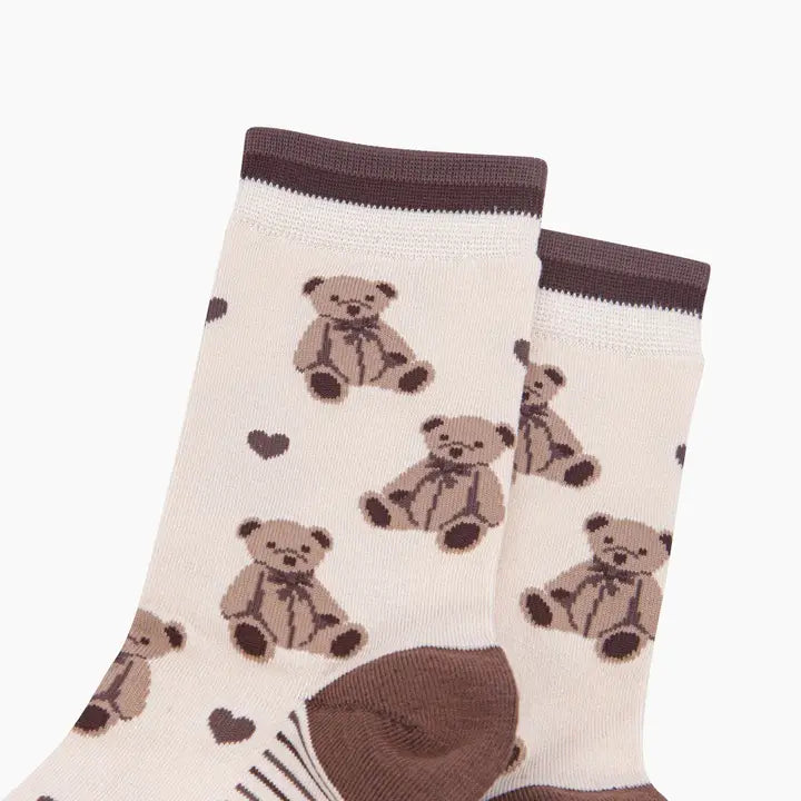 CALZINI IN BAMBÙ Teddy Bear Crema 4625TEDDCR