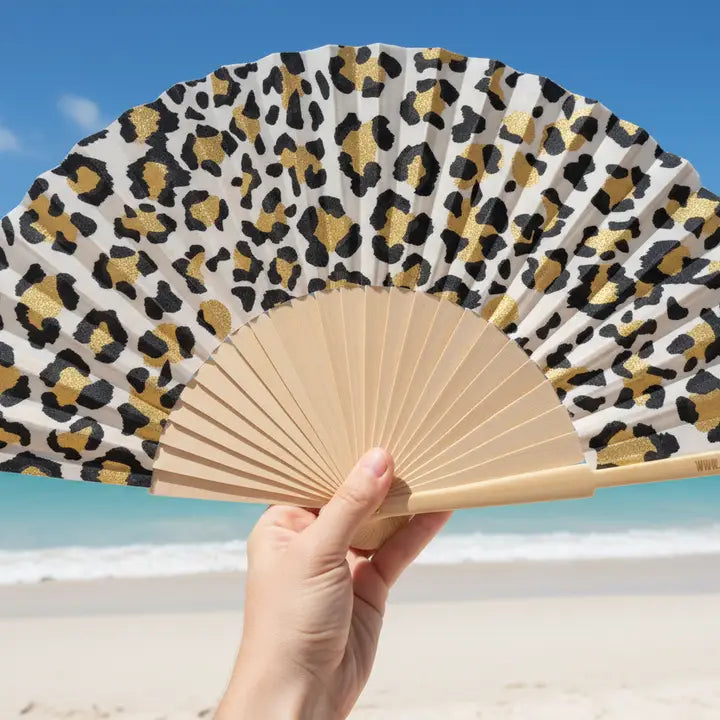 VENTAGLIO Ibiza Leopard Gold Metallic Edition