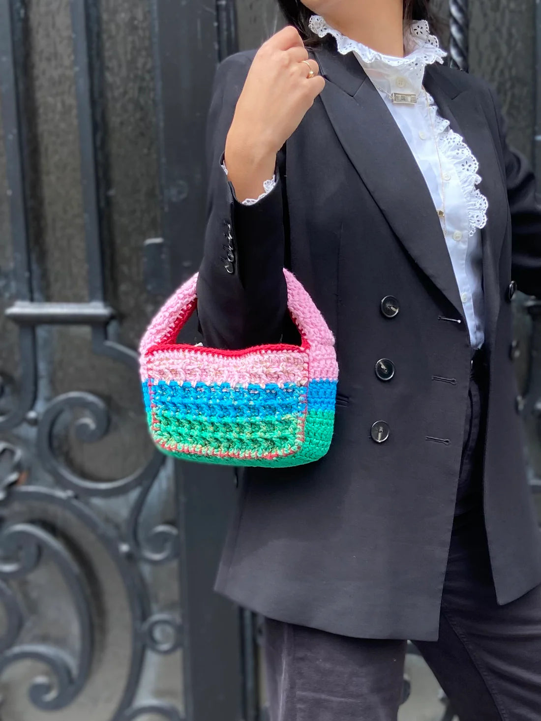 Borsa uncinetto BOXY GIMME1 Anabaum