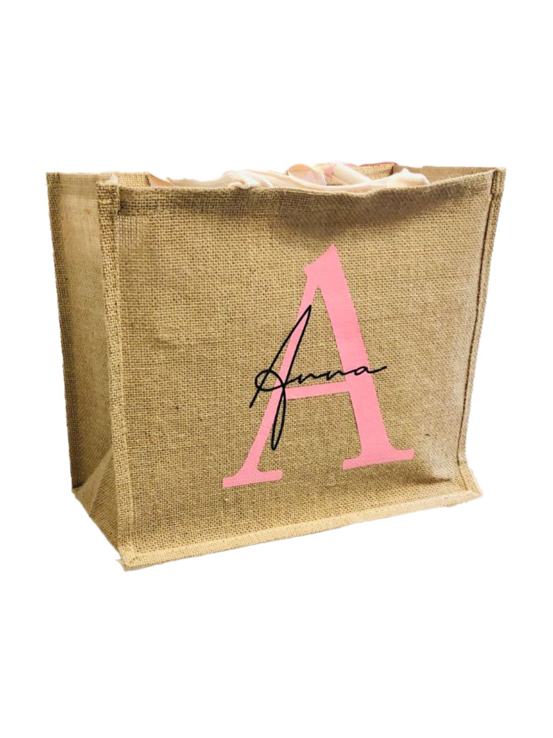 BORSA IUTA PERSONALIZZATA CON INIZIALI