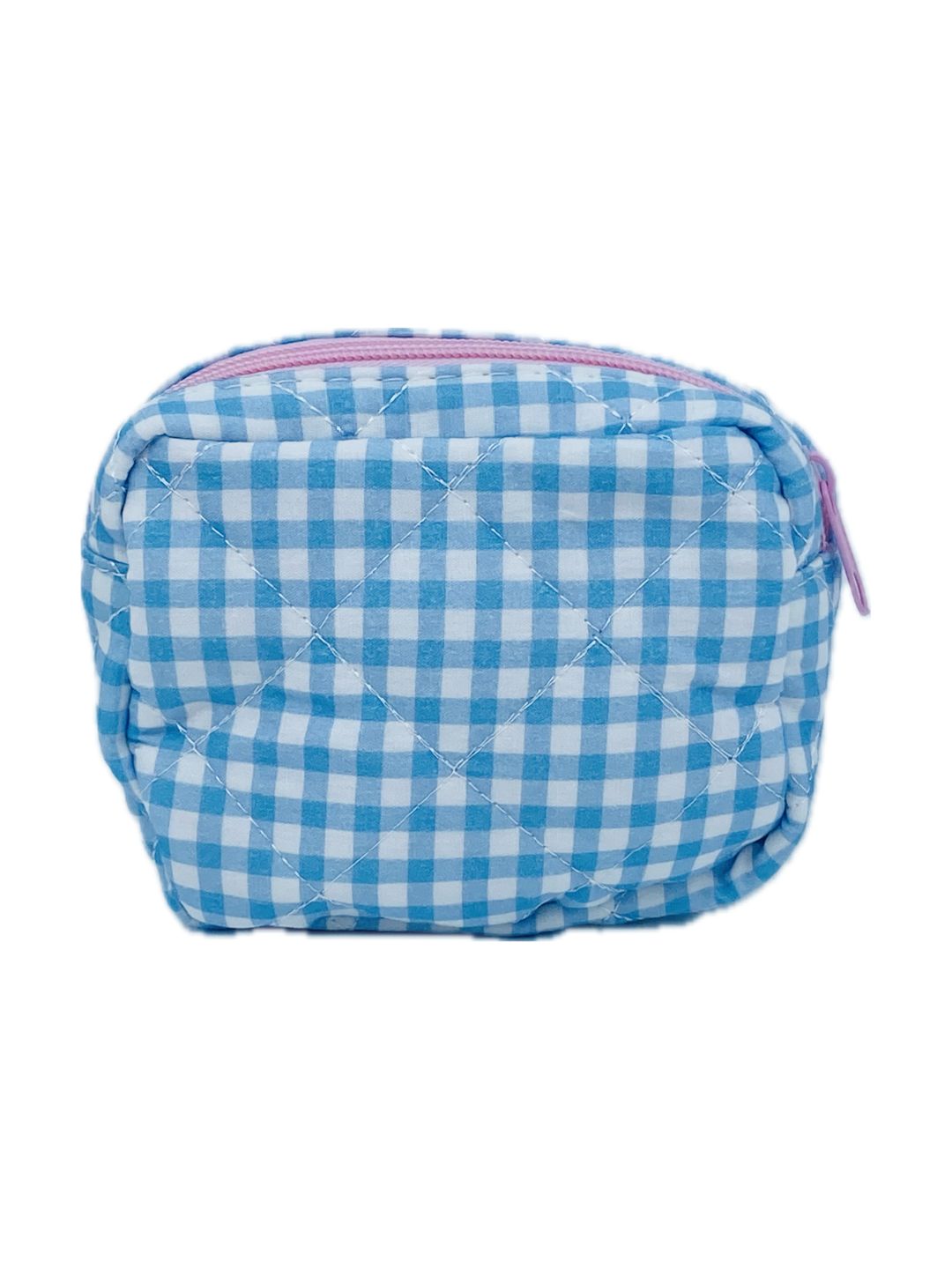 MINI POCHETTE VICHY Azzurro