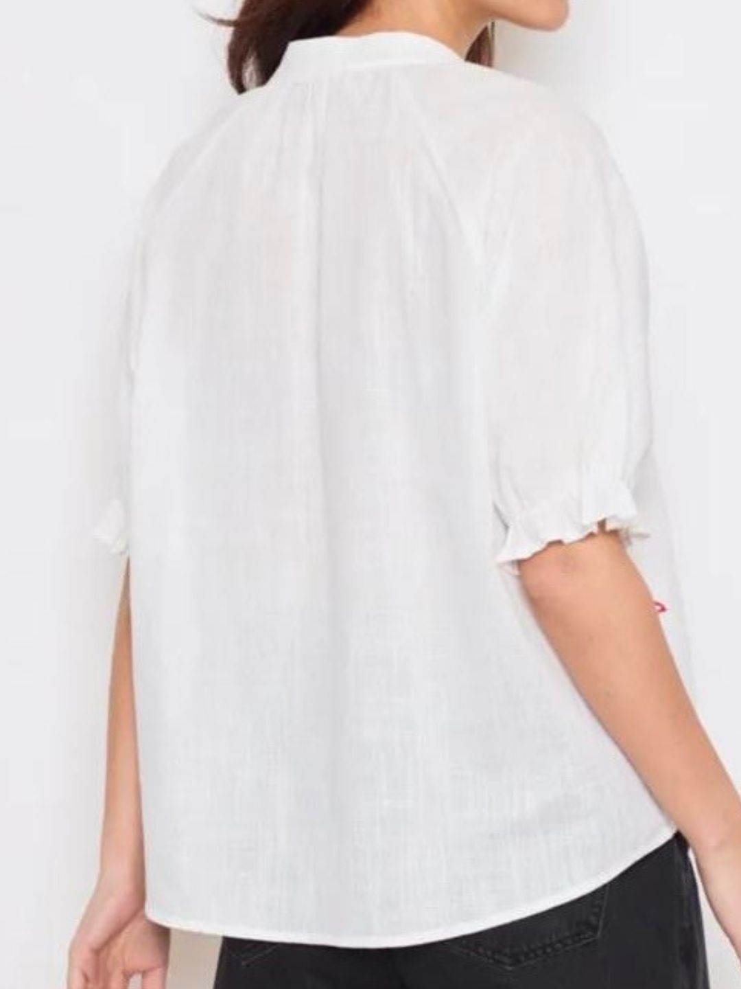 BLUSA BASIC CON RICAMI