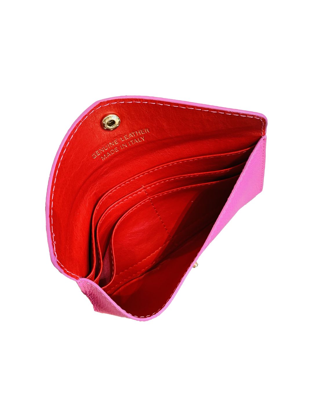 BABOL 5022 PINK LEATHER ENVELOPE WALLET