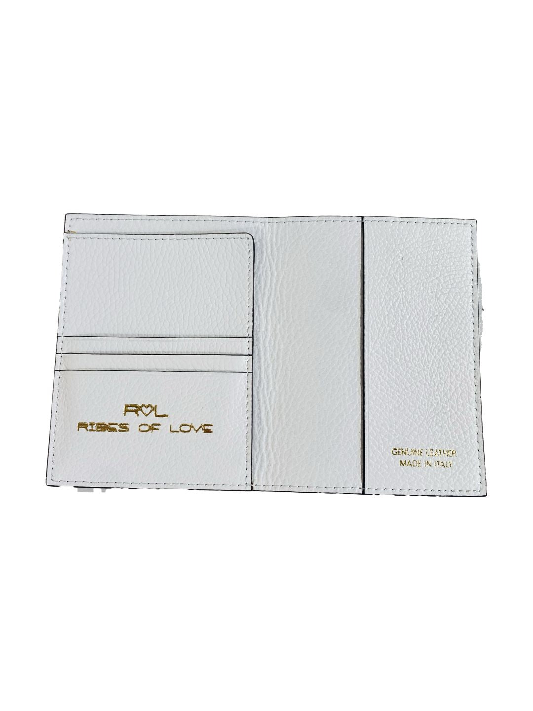 Porta passaporto in pelle Bianco 133