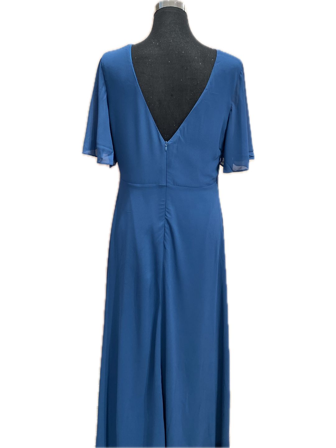 ABITO CERIMONIA PETROLIO CURVY 138