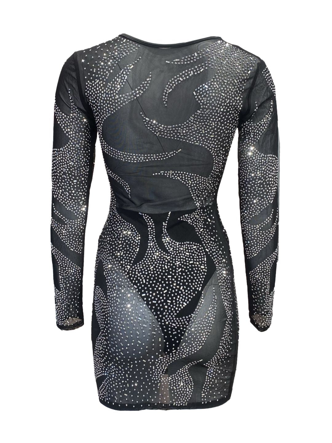 ABITO CORTO CON STRASS 726382-1