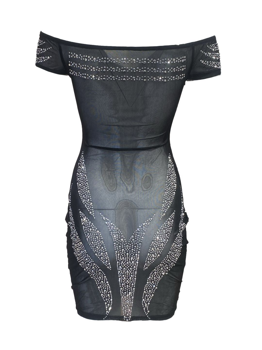 ABITO CORTO CON STRASS 906926