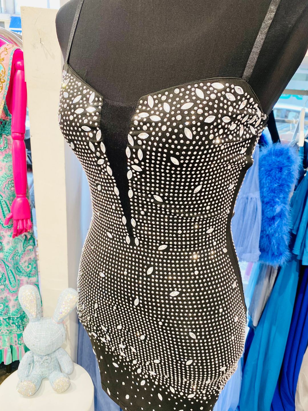 ABITO ELEGANTE CORTO STRASS 716697