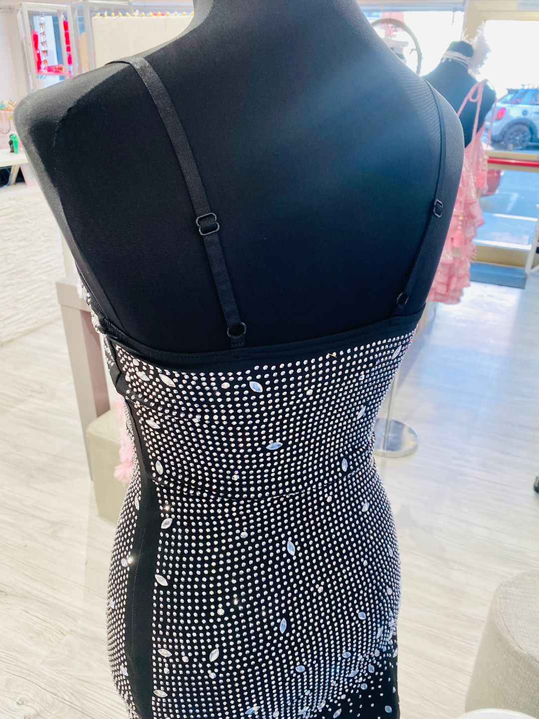 ABITO ELEGANTE CORTO STRASS 716697