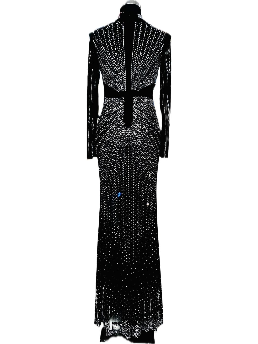 ABITO LUNGO CON STRASS 6326369-1