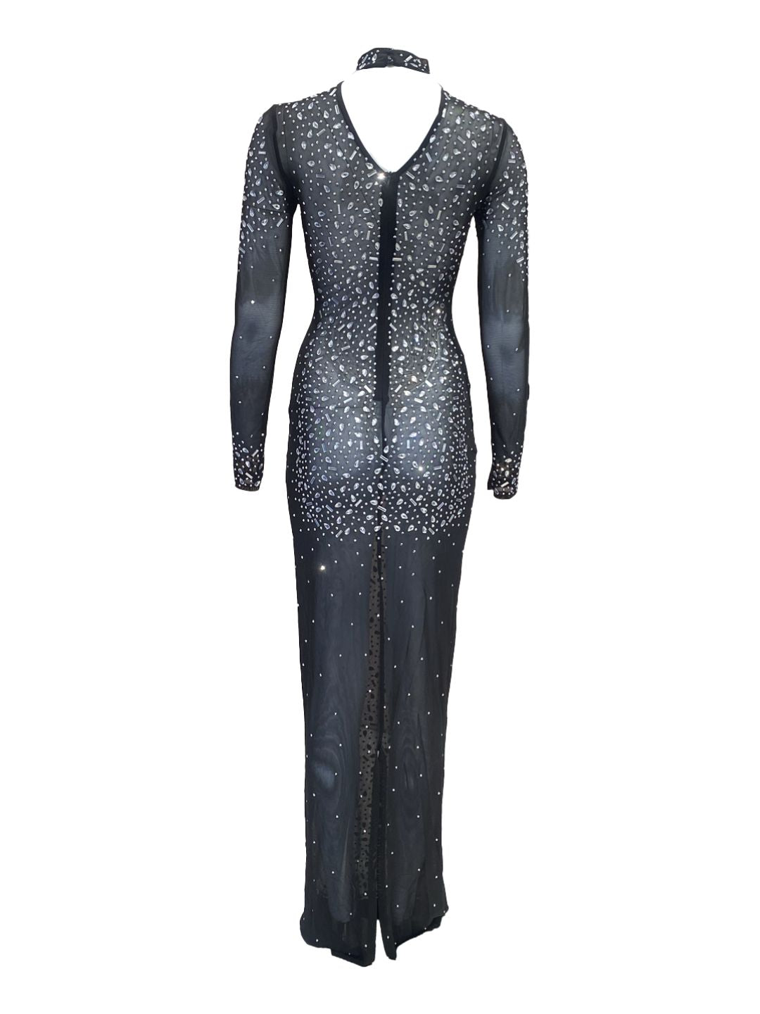 ABITO LUNGO CON STRASS 946890-1