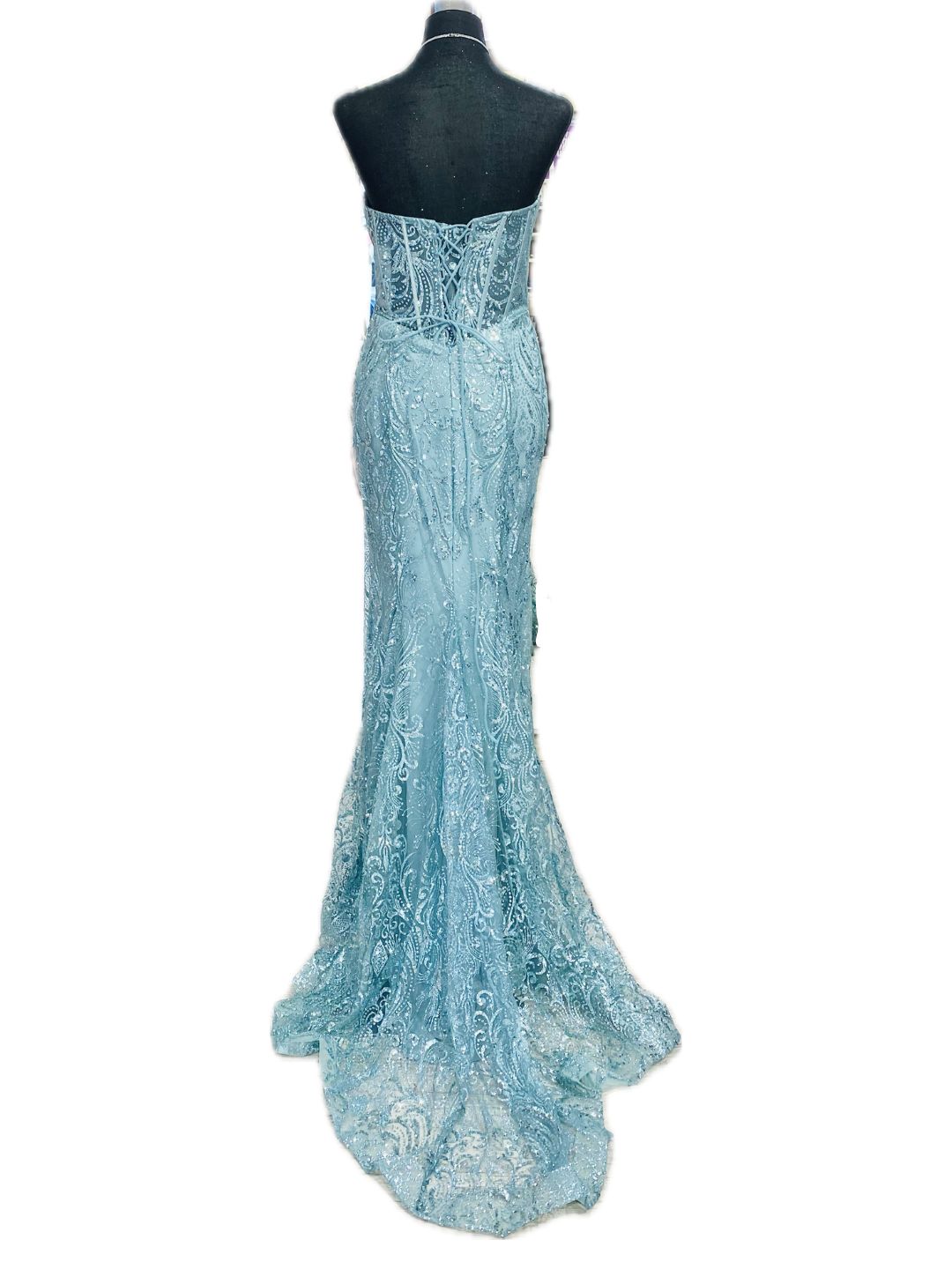 ABITO SIRENA VERDE ACQUA 6423