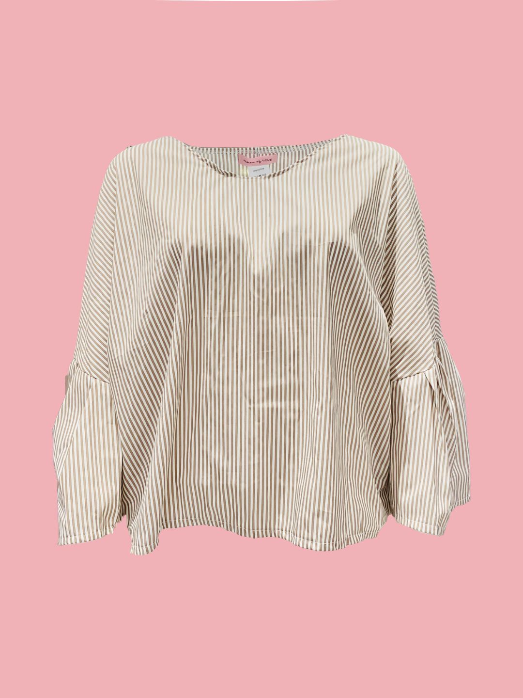 BLUSA Bloom Righe Beije Ribes of LOVE