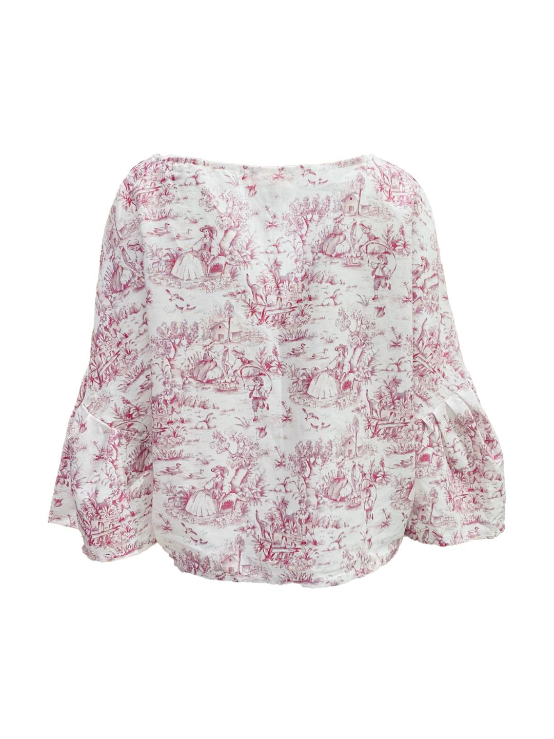BLUSA Bloom TOILE DE JOUY ROSA Ribes of LOVE