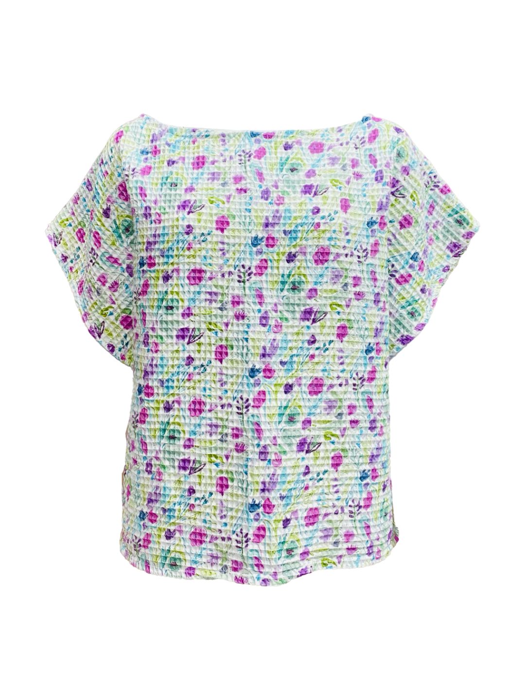 BLUSA SCATOLETTA Spugna Nido d'ape Eucalipto Ribes of LOVE