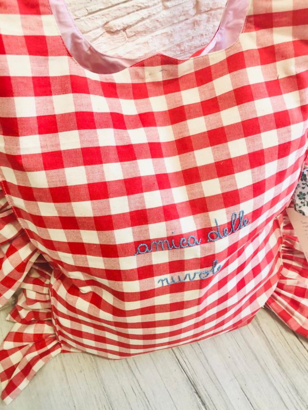 BORSA A MANO VOLANTS MAXI "Amica delle Nuvole" BM002