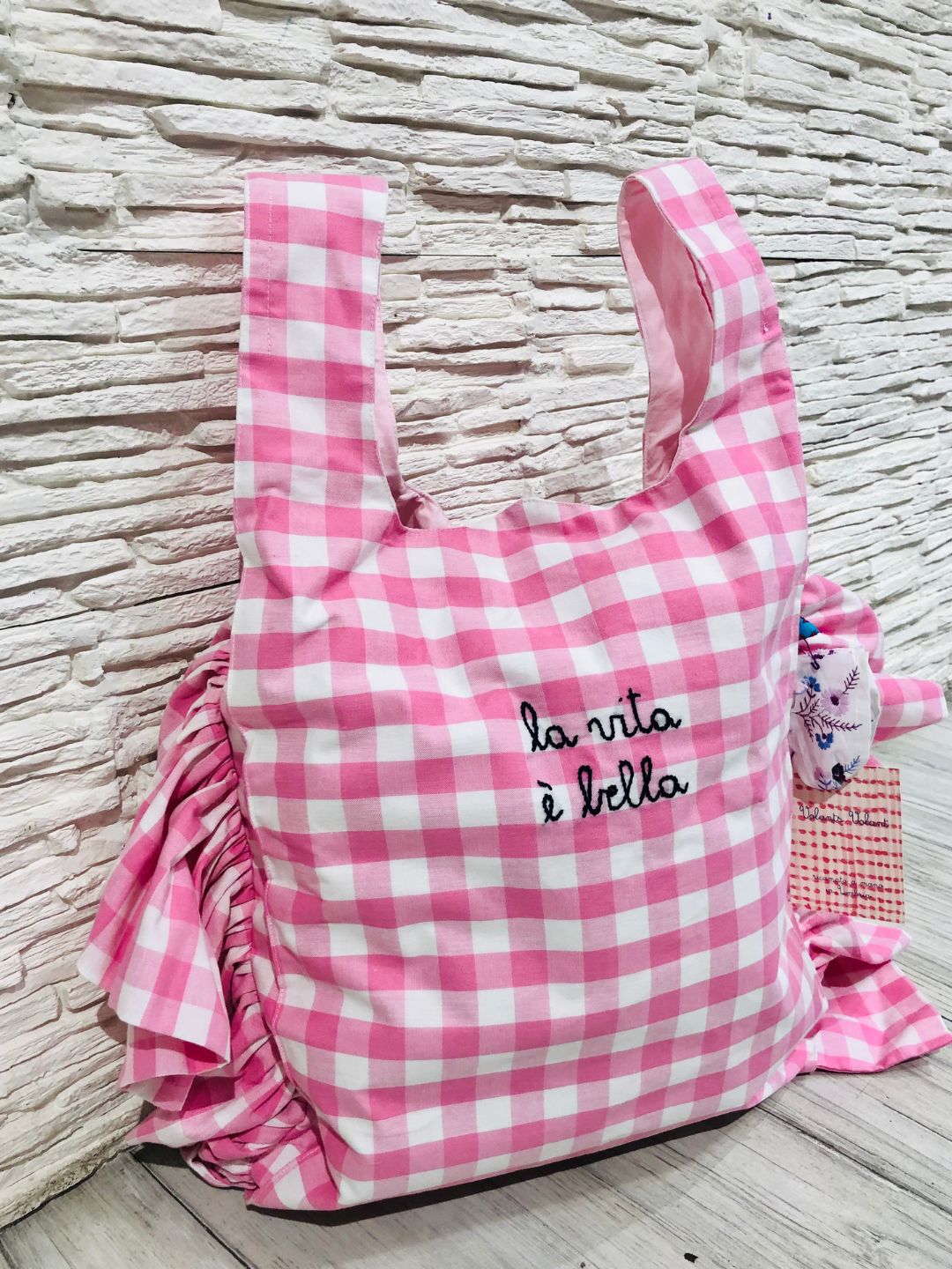 BORSA A MANO VOLANTS MAXI "La Vita è Bella" BM002