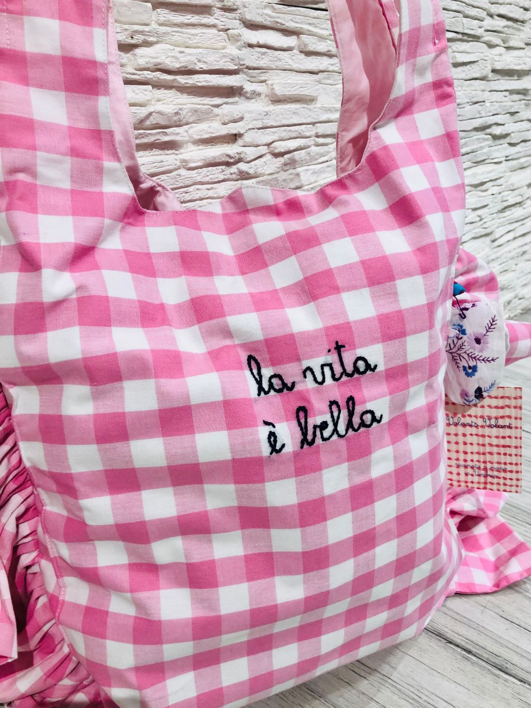 BORSA A MANO VOLANTS MAXI "La Vita è Bella" BM002