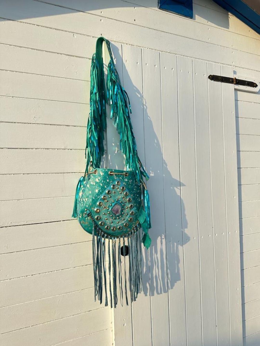 BORSA HOBO IN CAVALLINO FRANGE BF0604